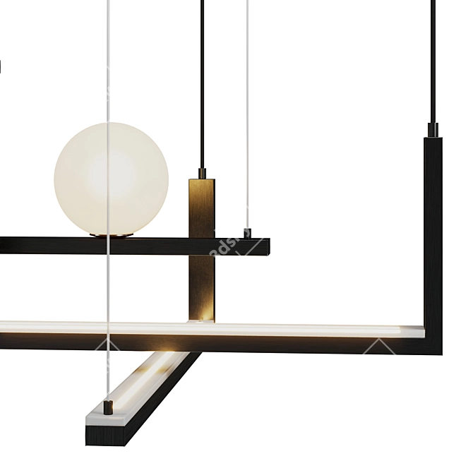 Minimalist Pendant Light for Any Space 3D model image 5