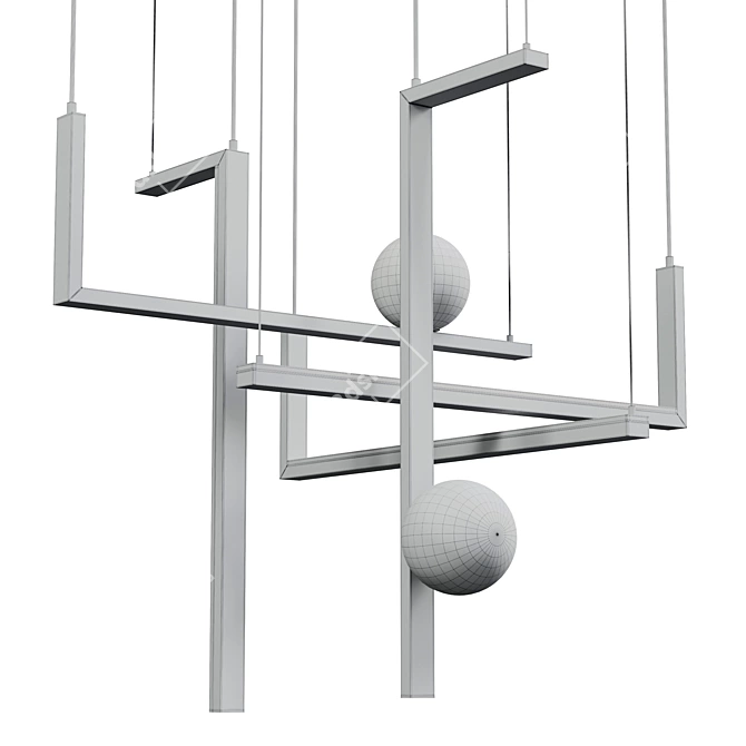 Minimalist Pendant Light for Any Space 3D model image 6