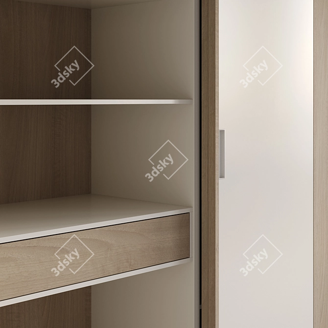 Modern Sedimenti Wardrobe Closet 3D model image 5