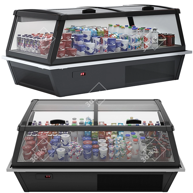 HitLine Refrigerated Display Case 3D model image 1