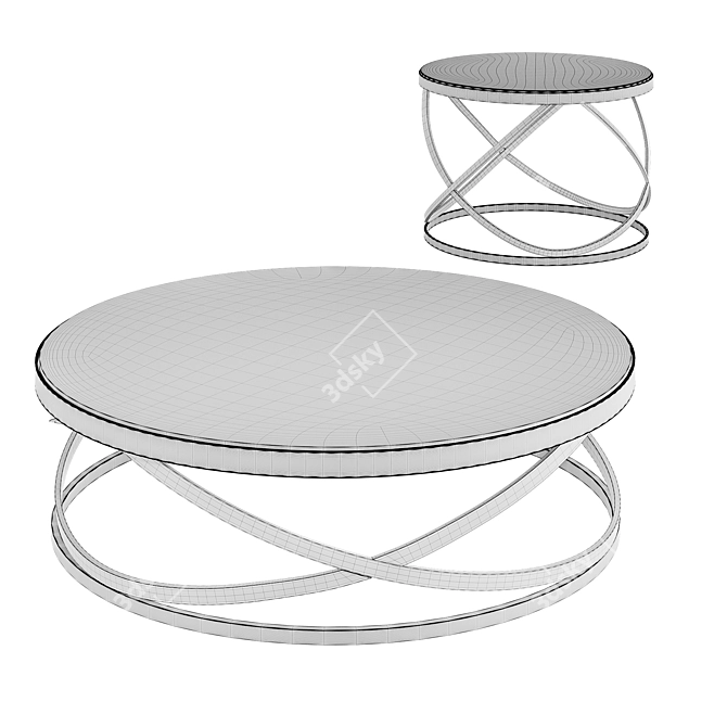 Modern Design Smith Coffee Table 3D model image 4