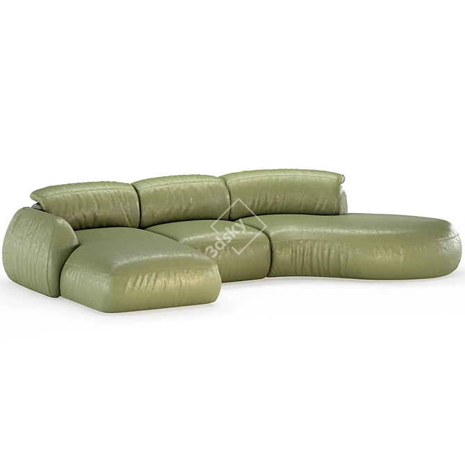 Natuzzi Mindful Set 1 Sofa 3D model image 4