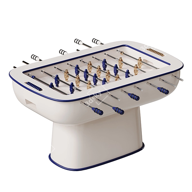 Sleek Foosball Table Design 3D model image 3