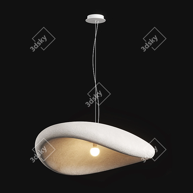 Wabi Sabi Pendant Chandelier  3D model image 2