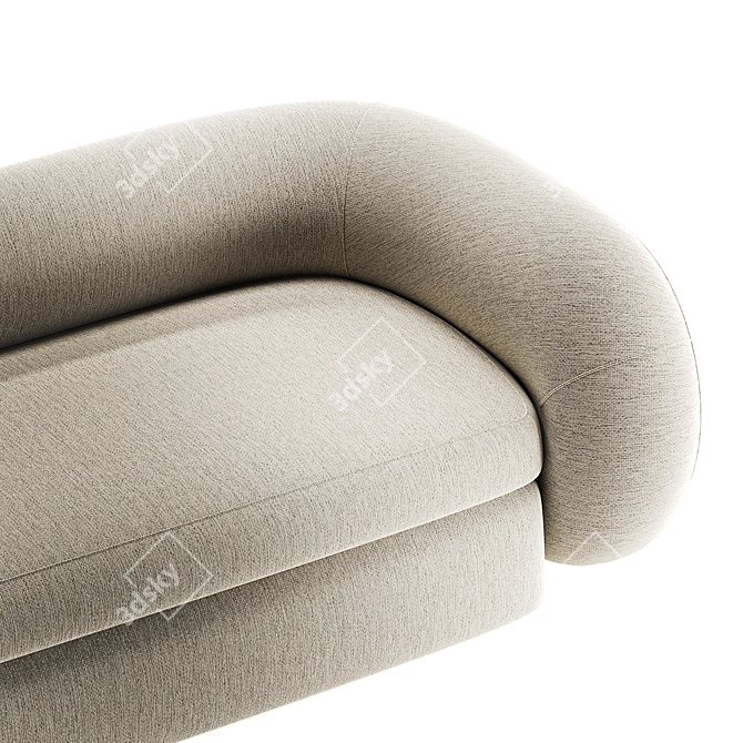 Luxury Eichholtz Cosenza Sofa 3D model image 3