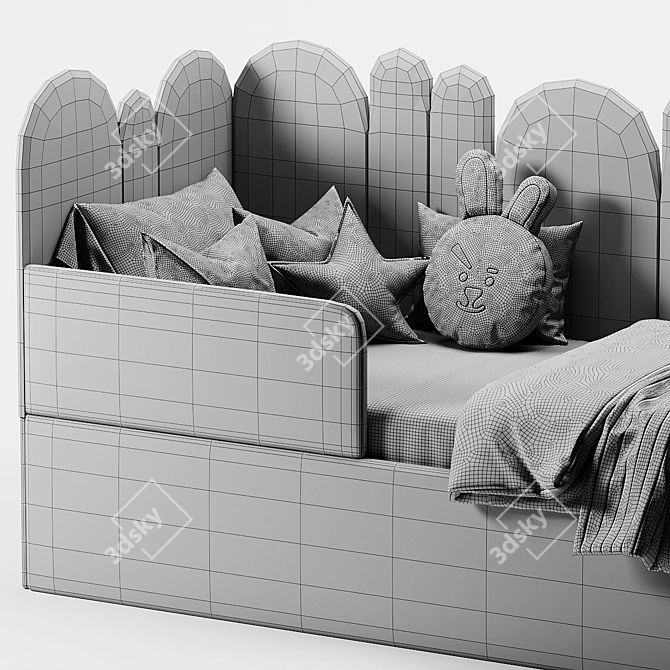 Astra Kids Bed 2017 Preview 3D model image 7