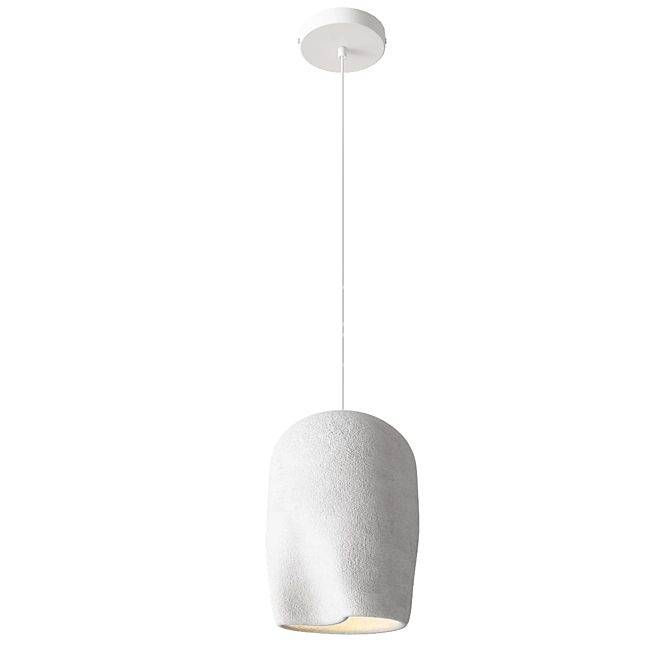 Sleek Metal Bucket Pendant Lamps 3D model image 3