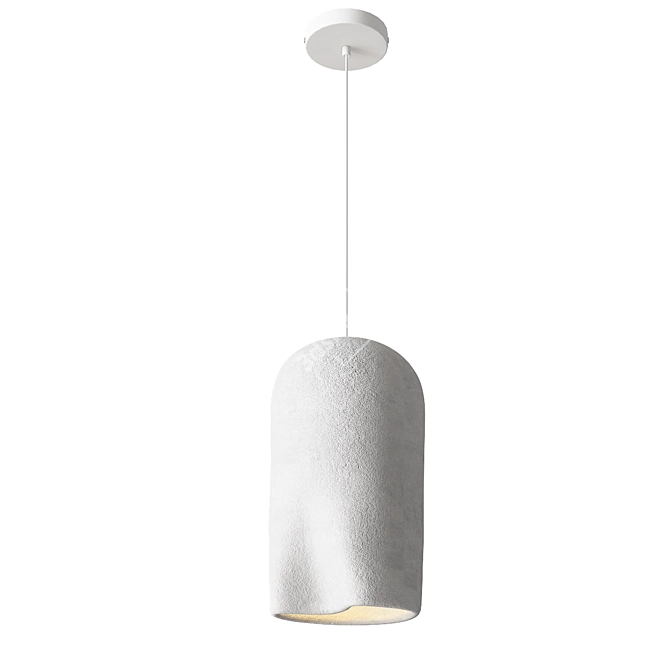 Sleek Metal Bucket Pendant Lamps 3D model image 4