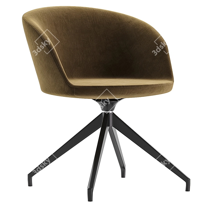 Jardan Mina Modern Meeting Chair 3D model image 3