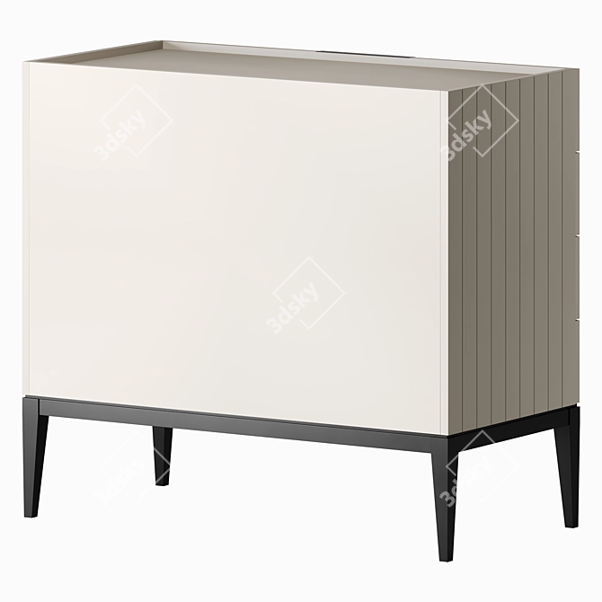 Dantone Home Metropolitan Dresser in Clay 3D model image 2