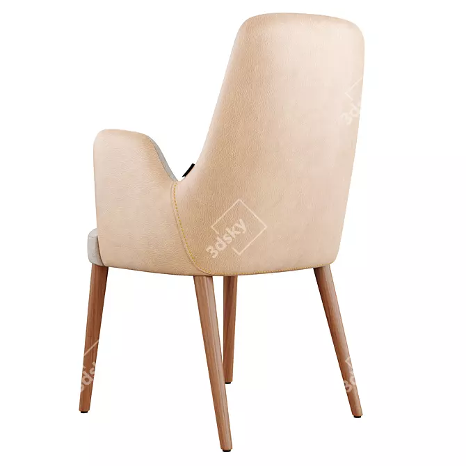 Contemporary Adima Armchair: 3D Model 3D model image 4