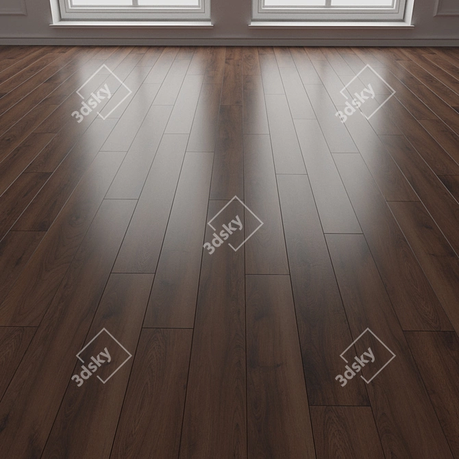 Tobacco Manor Oak Parquet 3D model image 3