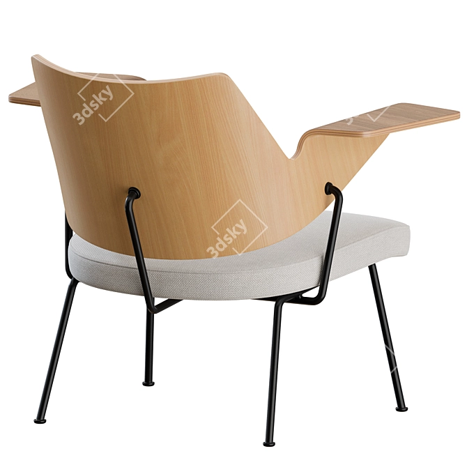 RFH Mid-Century Lounge Chair RD8 3D model image 7