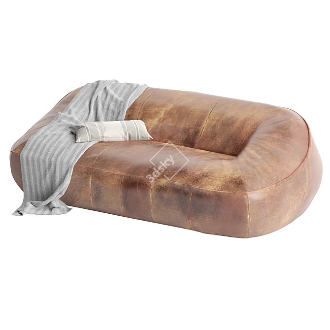 Contemporary Montis Ringo Sofa 3D model image 2