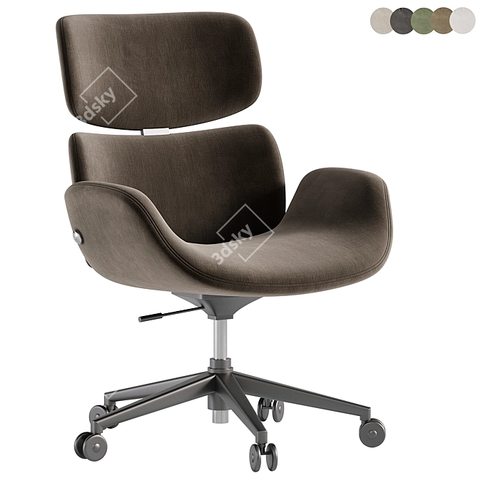 Modern Office Armchair: Cento Design 3D model image 3