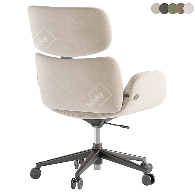 Modern Office Armchair: Cento Design 3D model image 5