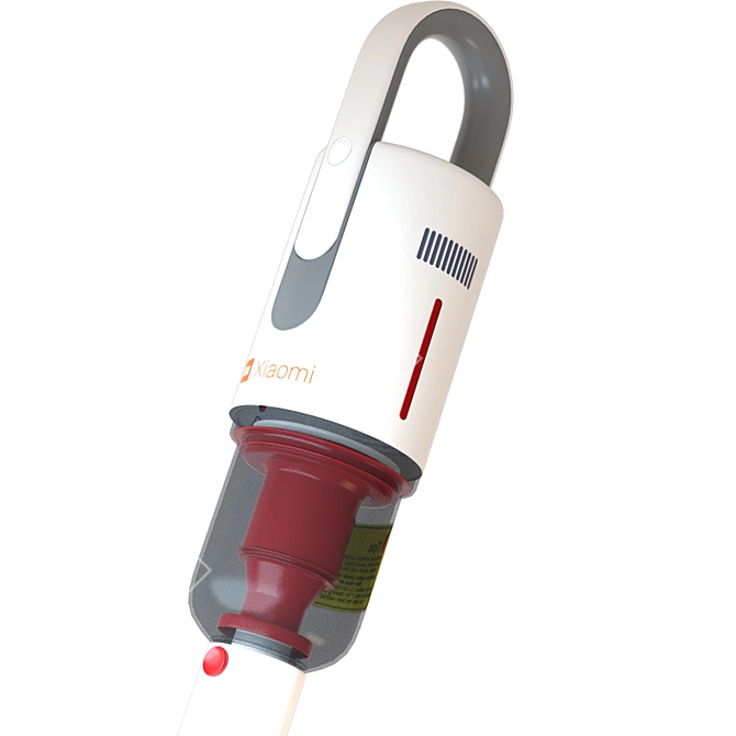 Sleek Xiaomi Vacuum Cleaner 3D model image 4