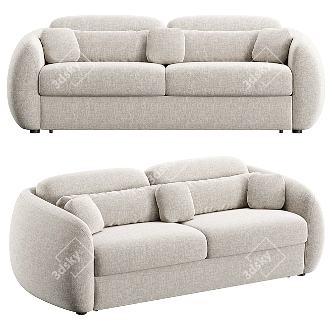 Blow Manifesto Sofa Bed 3D model image 1