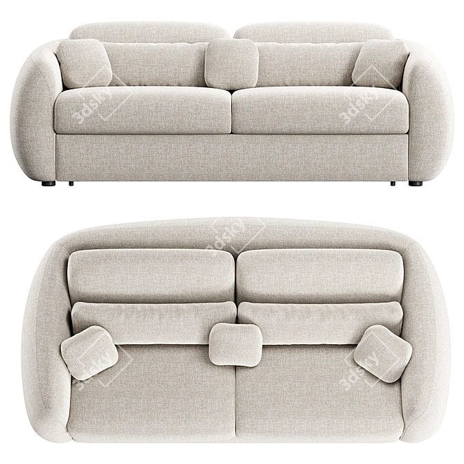 Blow Manifesto Sofa Bed 3D model image 2