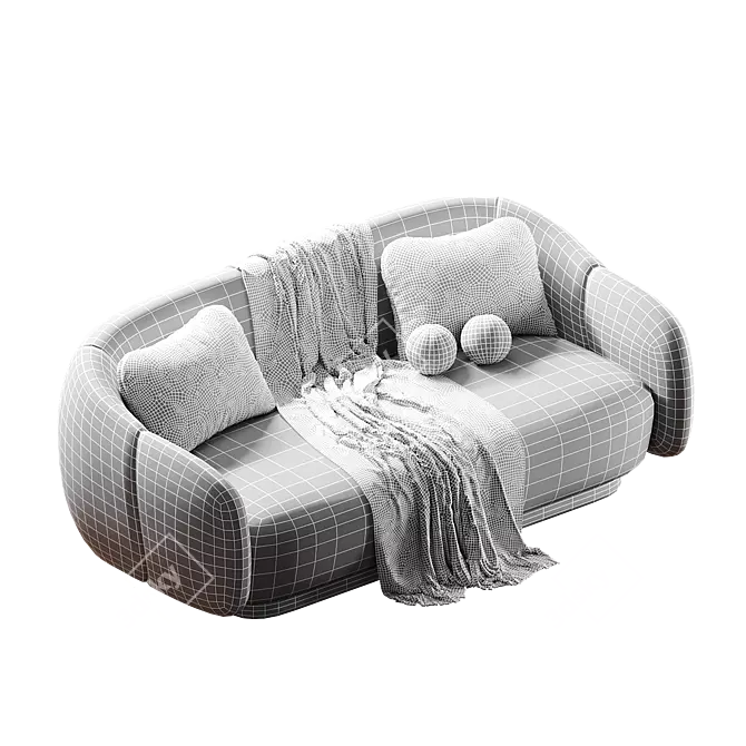 Elegance Canapé Sofa Set 3D model image 7