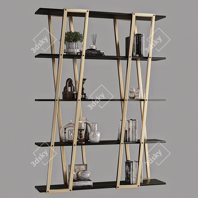 High-Quality Rack Shelves Model 3D model image 3