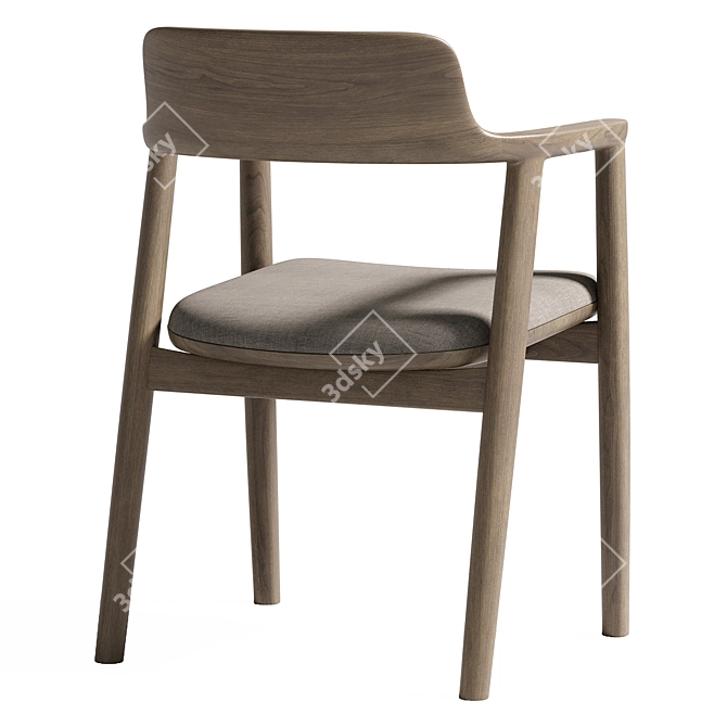 Hiroshima Modern Upholstered Seating 3D model image 2