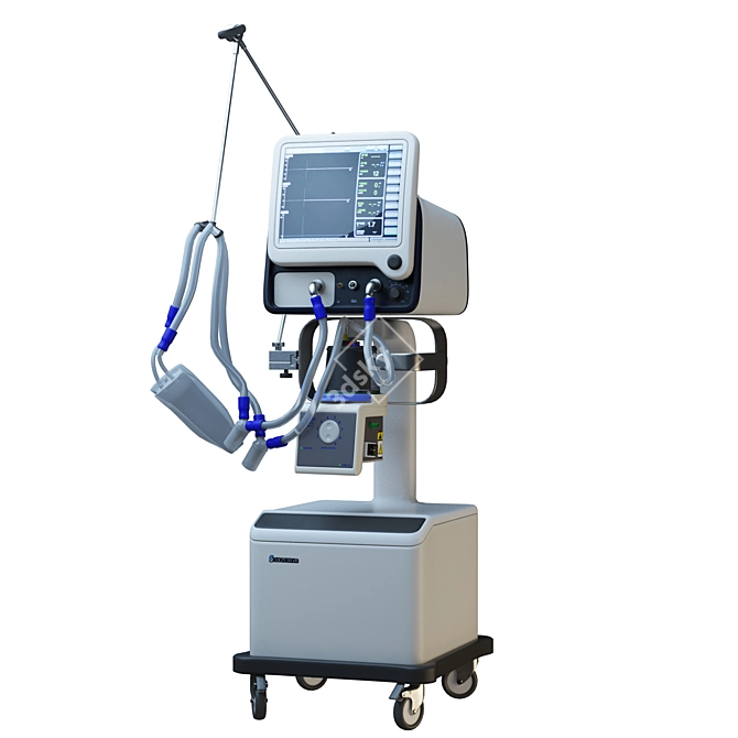 Advanced ICU Machine for Critical Care 3D model image 1