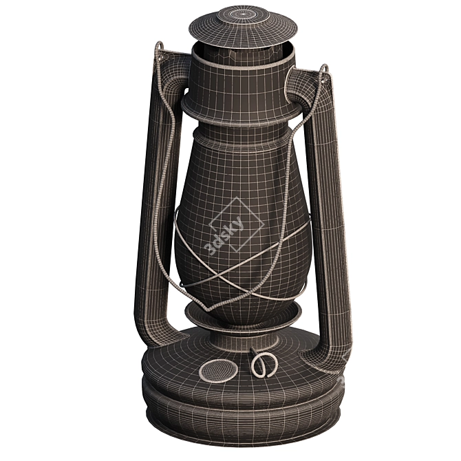 Elegant 3D Lantern Model 3D model image 4