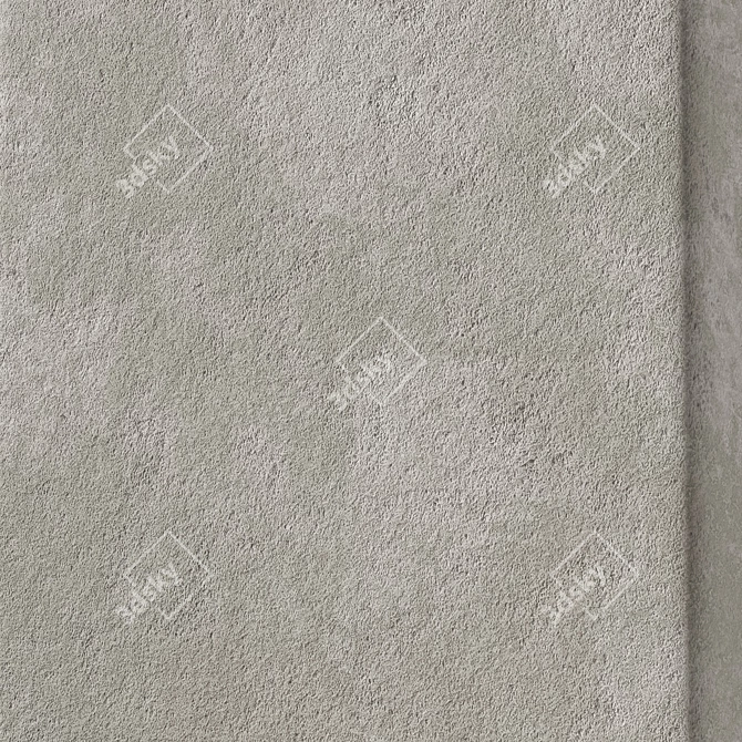 Seamless Plaster Material Texture Set 3D model image 4