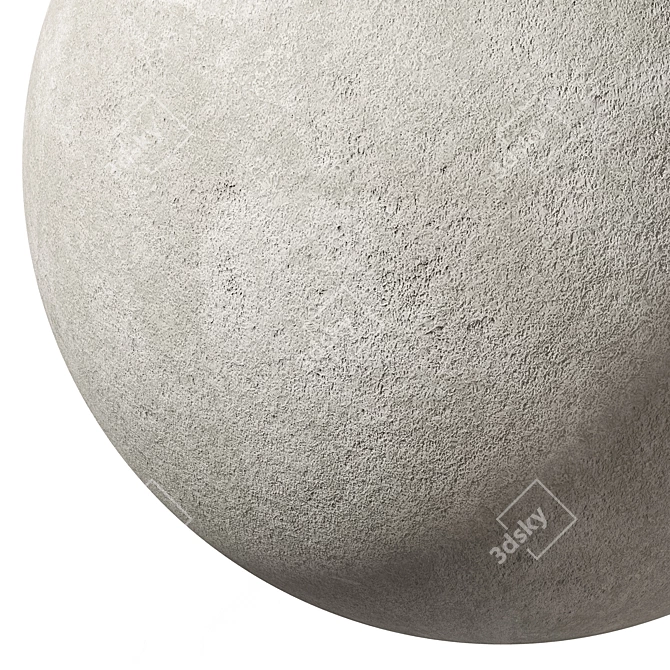 Seamless Plaster Material Texture Set 3D model image 7