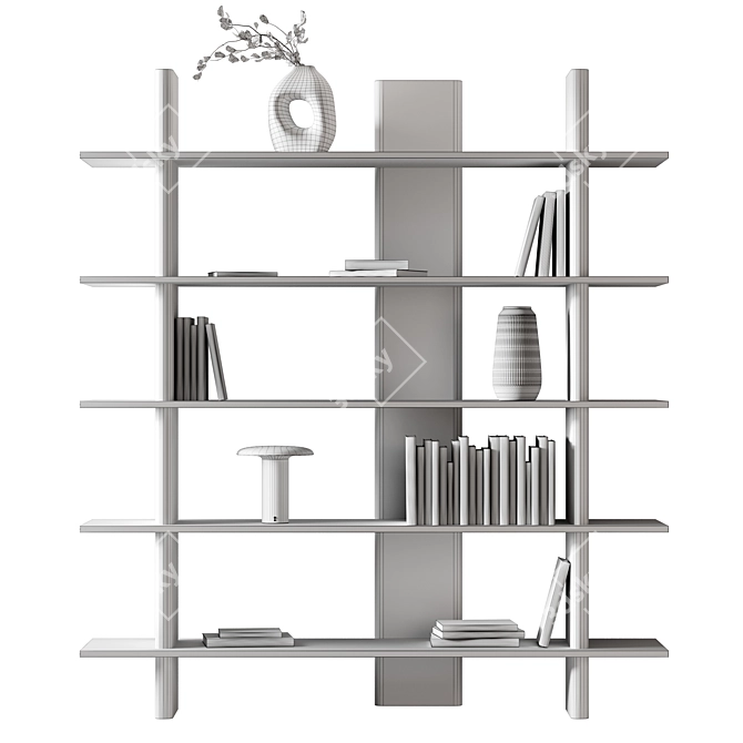 Modern Molly Bookcase by Ana Roque 3D model image 4