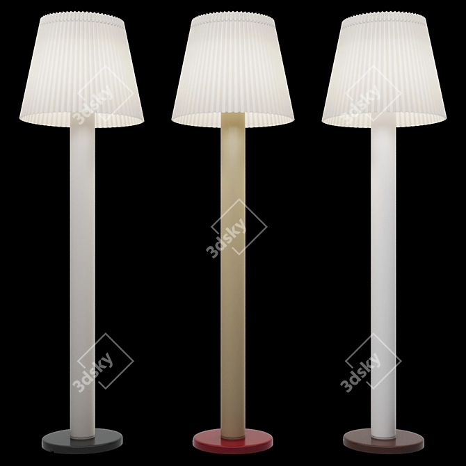 Modern Cellu Floor Lamp Set 3D model image 2