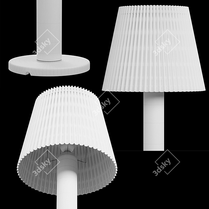 Modern Cellu Floor Lamp Set 3D model image 3