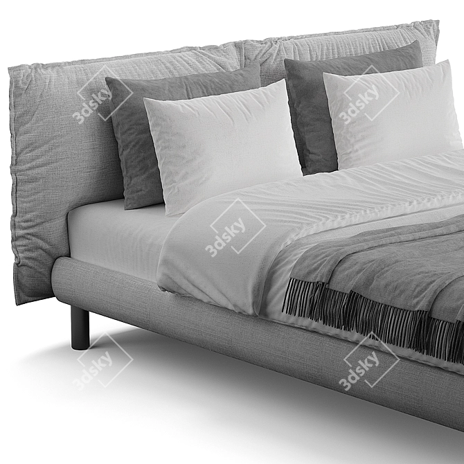 Meridiani Oliver Bed 3D Model 3D model image 3