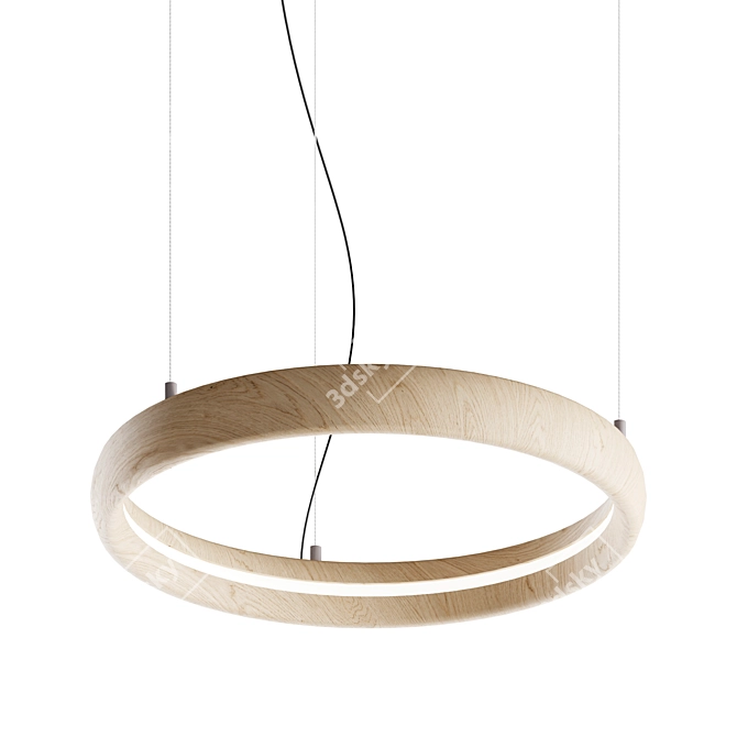 Modern Elegance Pendant Light 3D model image 2