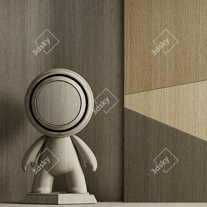 High-Quality Wood Texture Bundle 3D model image 1