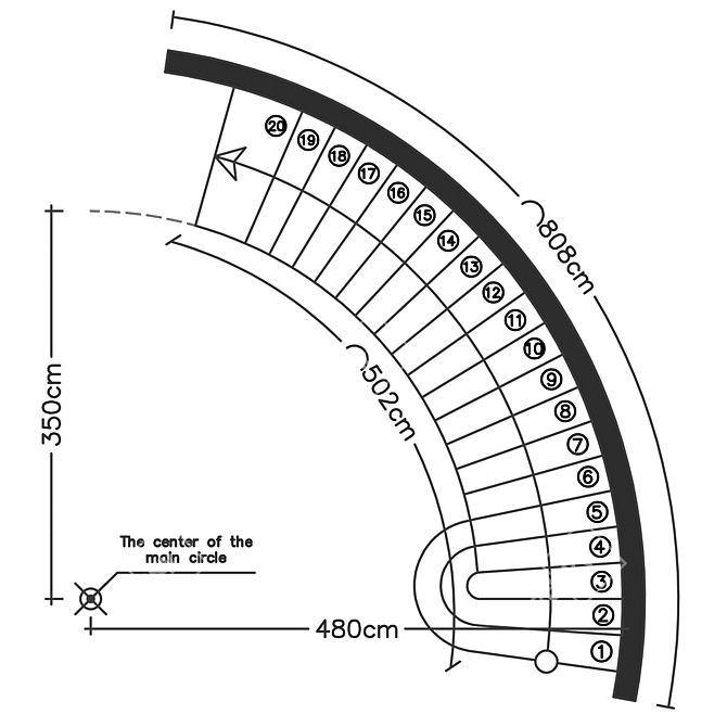 Classic Spiral Staircase 5 3D model image 6