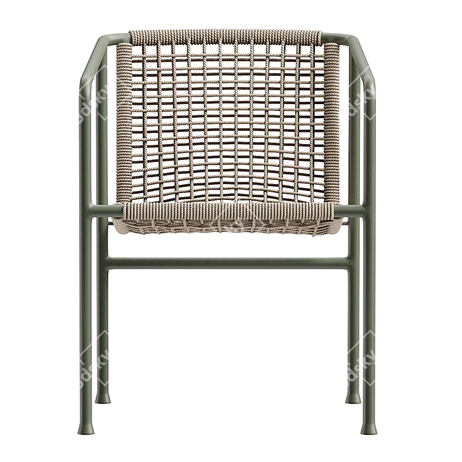 Flexform Ottavia Outdoor Dining Chair 3D model image 4