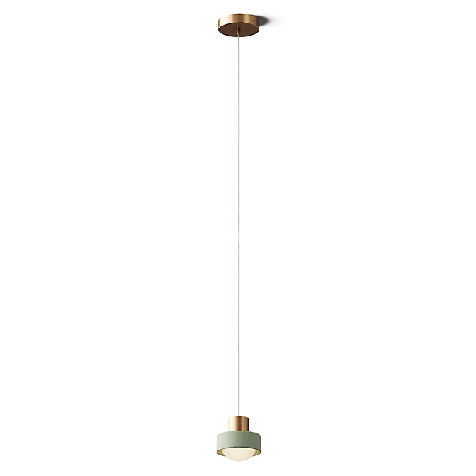 Modern Pendant Lamp Set in 3D 3D model image 2