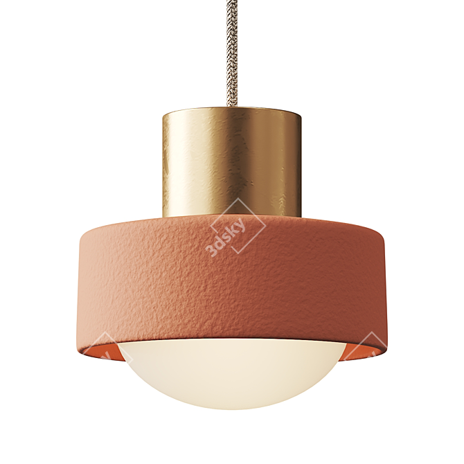 Modern Pendant Lamp Set in 3D 3D model image 3