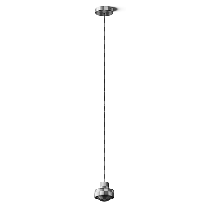 Modern Pendant Lamp Set in 3D 3D model image 5