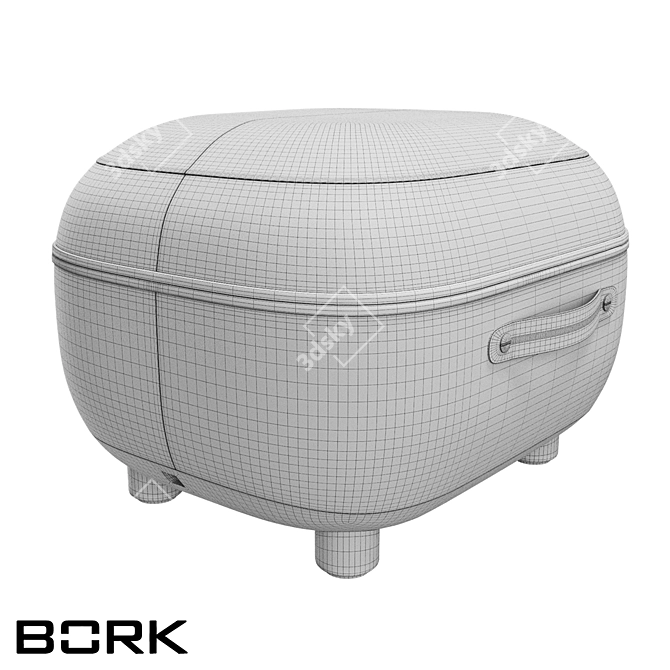 BORK D605 Foot Massager 3D model image 4