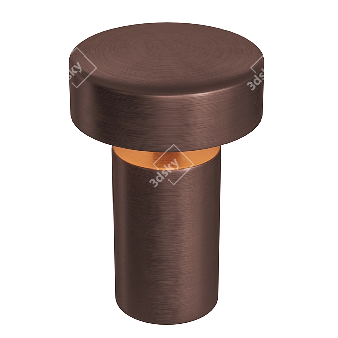 Portable Column Table Lamp, Model 3D model image 5