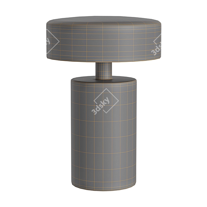 Portable Column Table Lamp, Model 3D model image 7