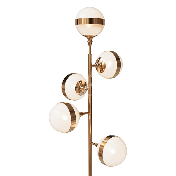 Signature Saturn Floor Lamp 3D model image 2