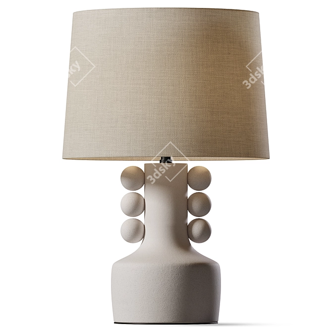 Elegant Amalia Table Lamp 3D model image 1