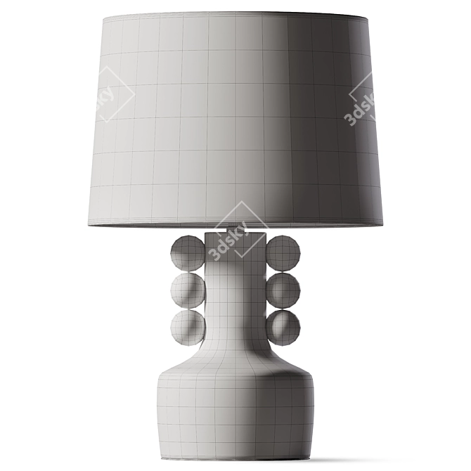 Elegant Amalia Table Lamp 3D model image 2