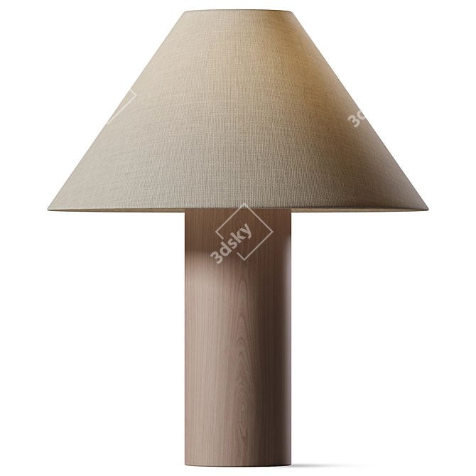 Sleek Arbor Table Lamp 3D model image 1