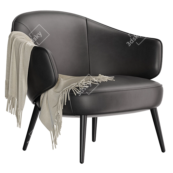 Boconcept Charlotte Chair Modern Design 3D model image 6