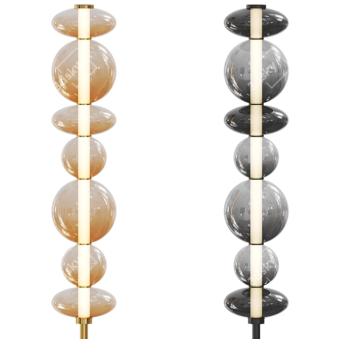 Elegant Mod307 Table Lamp 3D model image 3